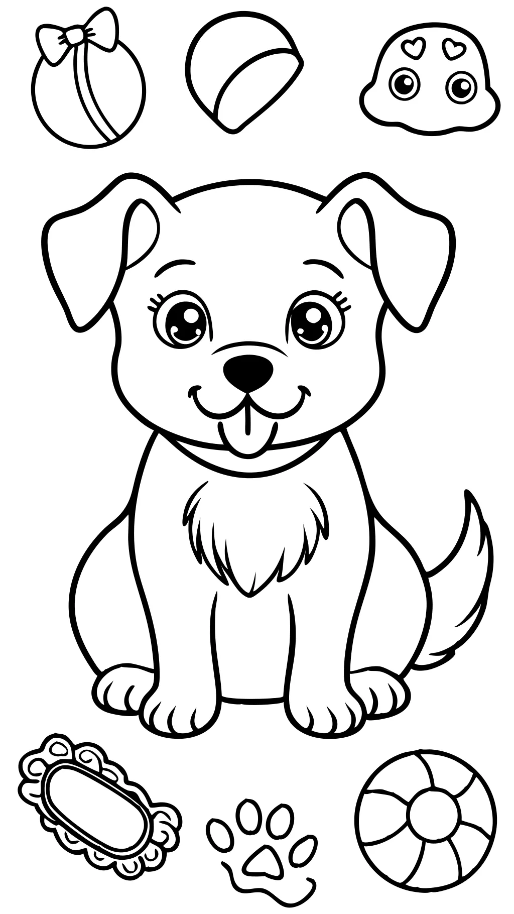 printable coloring pages puppies